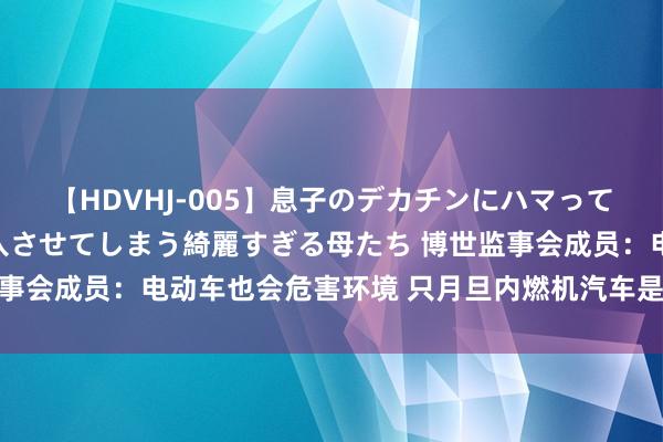 【HDVHJ-005】息子のデカチンにハマってしまい毎日のように挿入させてしまう綺麗すぎる母たち 博世监事会成员：电动车也会危害环境 只月旦内燃机汽车是“双重容貌”