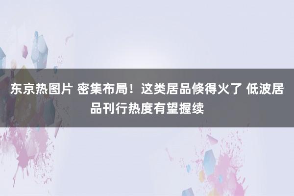 东京热图片 密集布局！这类居品倏得火了 低波居品刊行热度有望握续