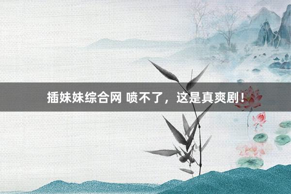 插妹妹综合网 喷不了，这是真爽剧！
